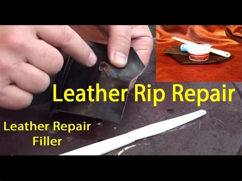 repair tear in leather boot